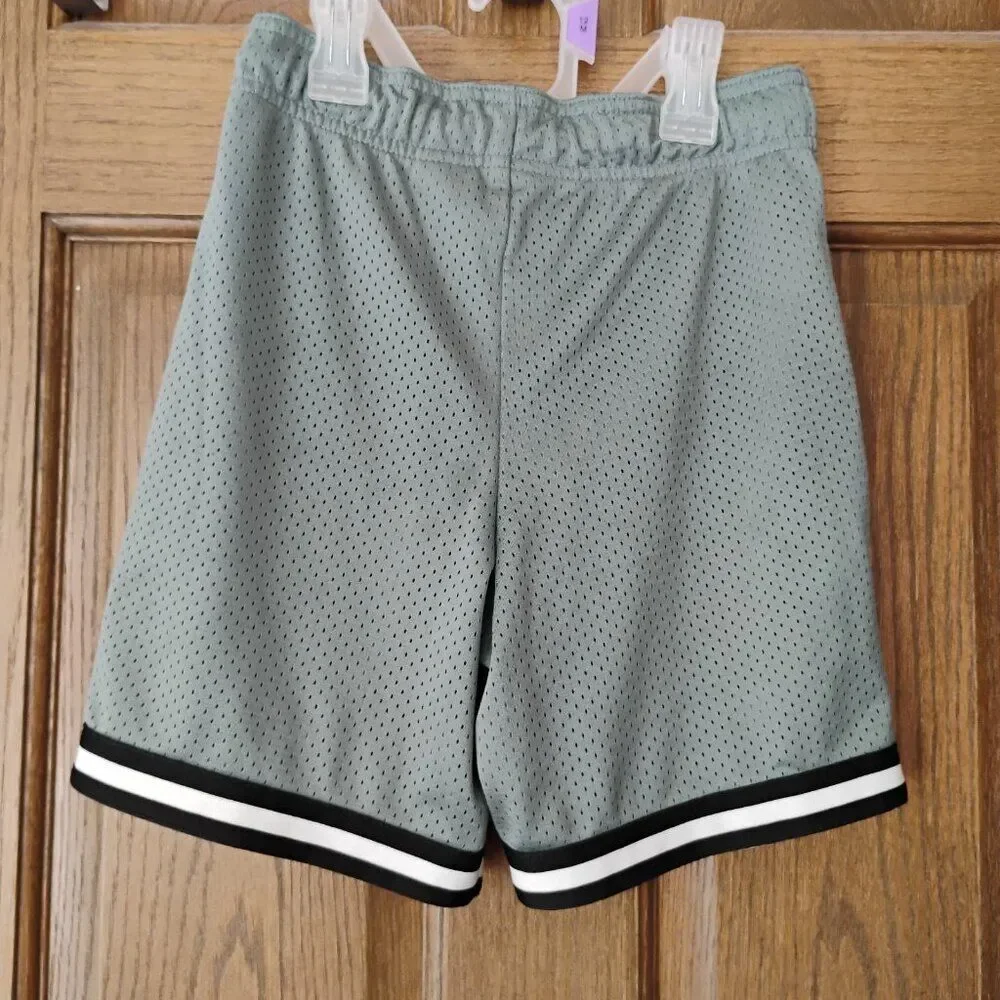 Osh Kosh Mesh Basketball Shorts Gray Boys Size 7